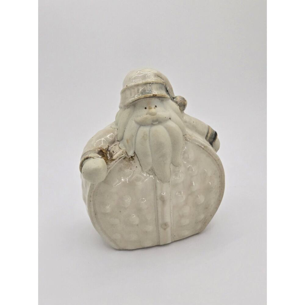Porcelain Santa Figurine ~8.5" x 8.5" x 3.25"